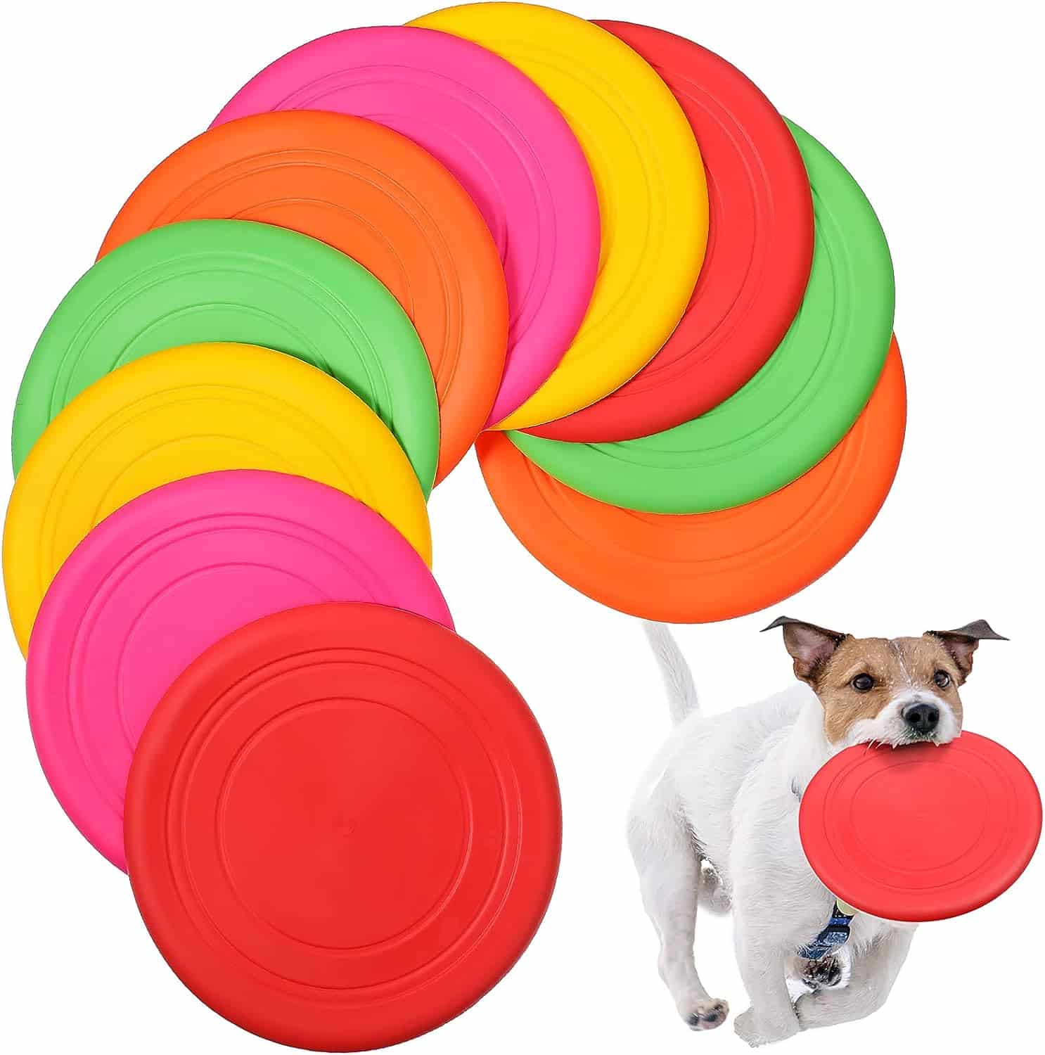 Unleash the Fun: A Review of the 15 Pack Dog Flying Disc Silicone Puppy Flyer Toy