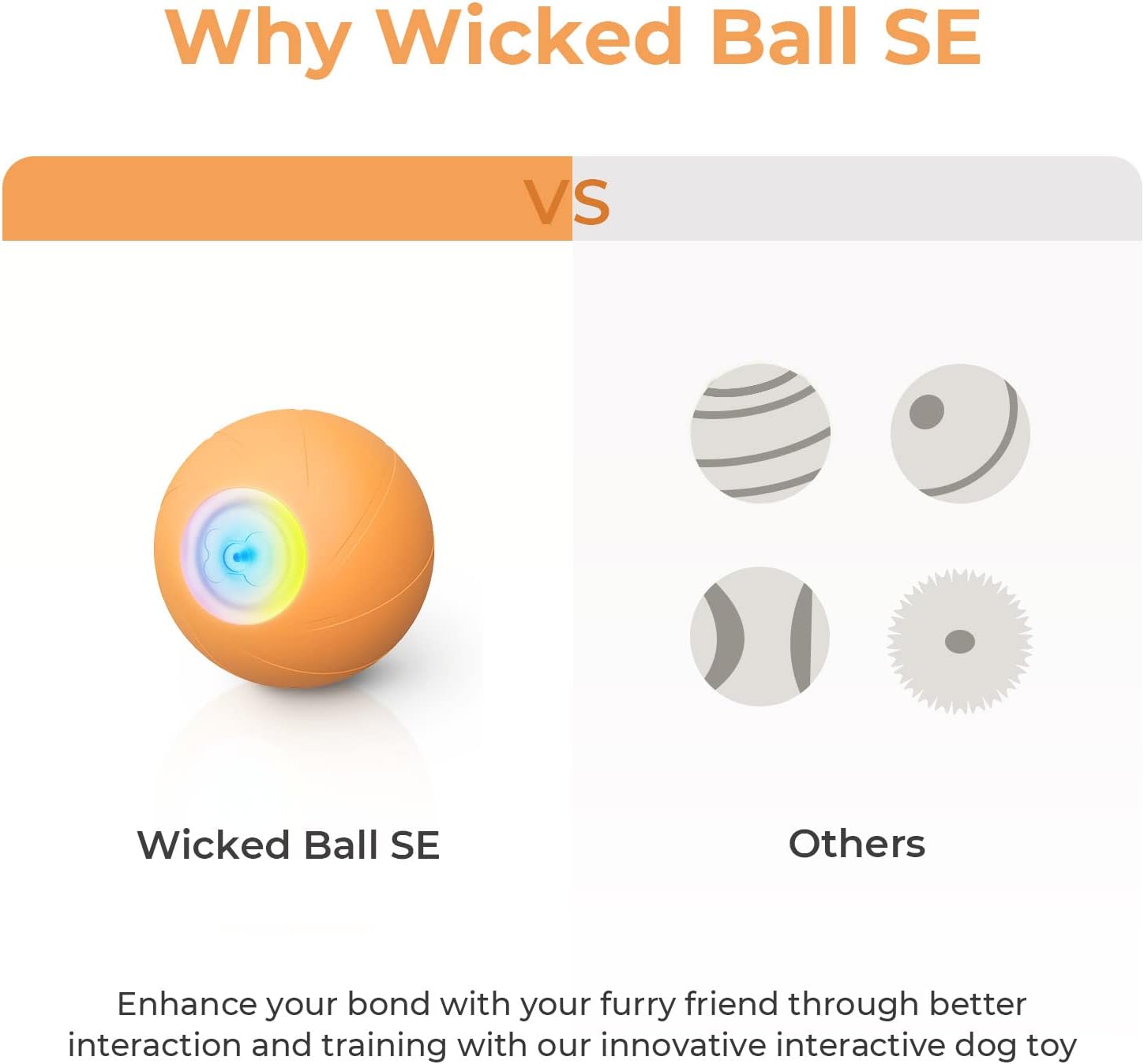 Cheerble Wicked Ball SE: The Ultimate Interactive Dog Toy for Endless Fun