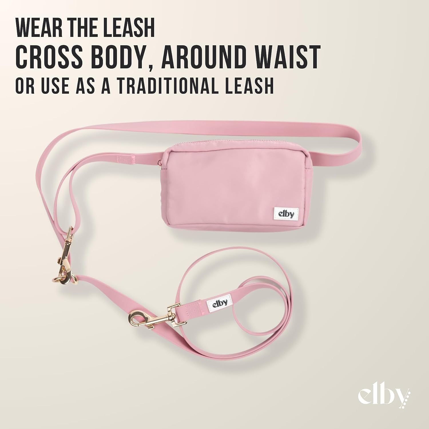 Elby, Hands Free Dog Leash with Treat Pouch - The Ultimate Walking Companion