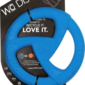 A Reliable Companion for Your Furry Friend: WO Play 8 Inch Blue Disc Durable USA Fetch Dog All Breed Toy Frisbee Review