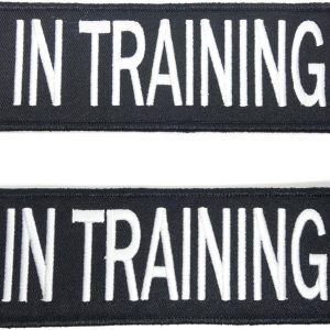 Leashboss Service Dog Patches for Harness | Velcro Patches for Dog Harness or Vest | Do Not Pet Patch, Dog in Training, Service Dog, Emotional Support | Removable Hook and Loop Embroidered Patches Review
