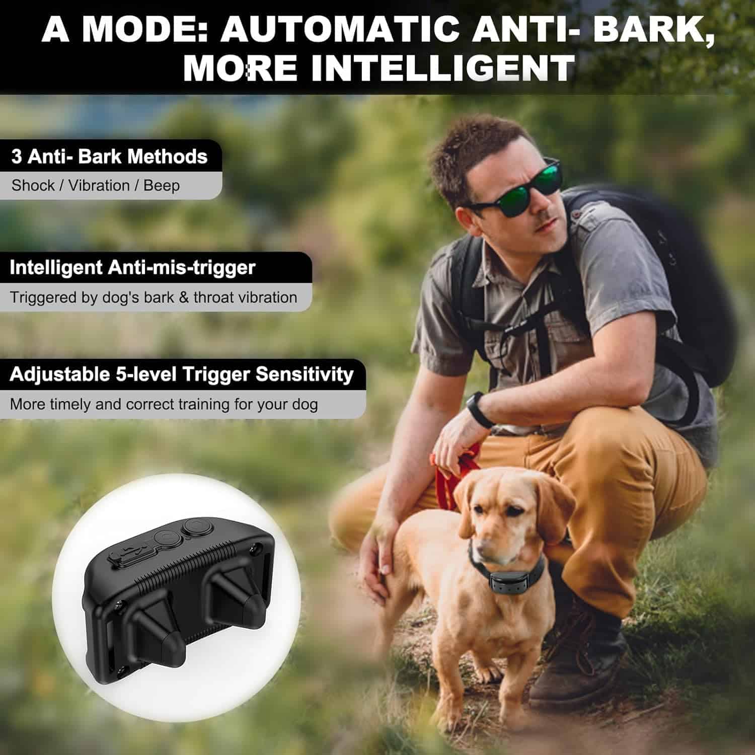 Professional 2 in 1 Bark Collar - The Ultimate Dog Training Solution
